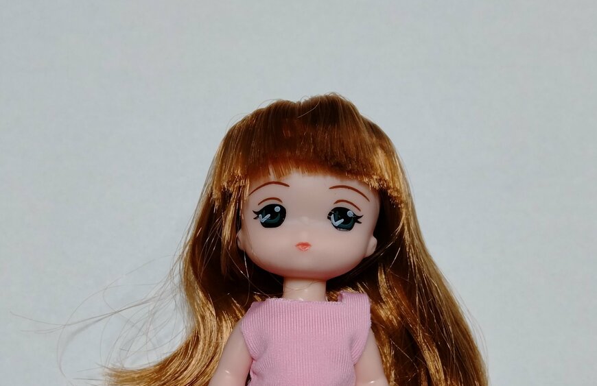 筆者撮影（ダイソー、着せ替えゆなちゃん ストレート）