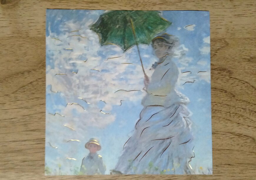 筆者撮影（セリア、デザインペーパー モネ）