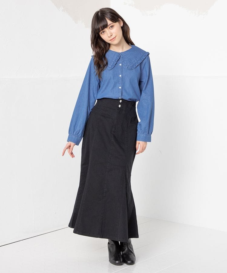 出所：ハニーズオンラインショップ セーラーカラーブラウス