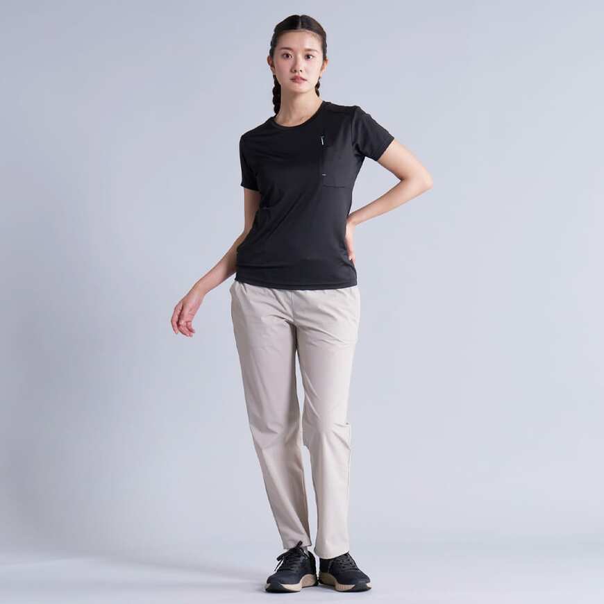 出所：ワークマン公式　レディースドライスクラッチアクティブTシャツ