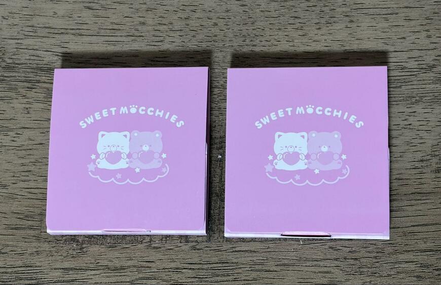 筆者撮影（キャンドゥ、スイートモッチーズ　立つふせん　50枚）