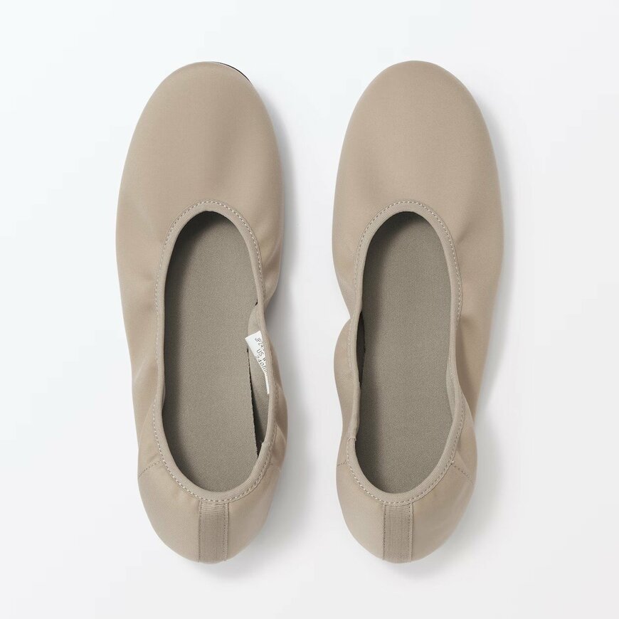 無印良品 婦人 撥水フラットバレエシューズ 画像