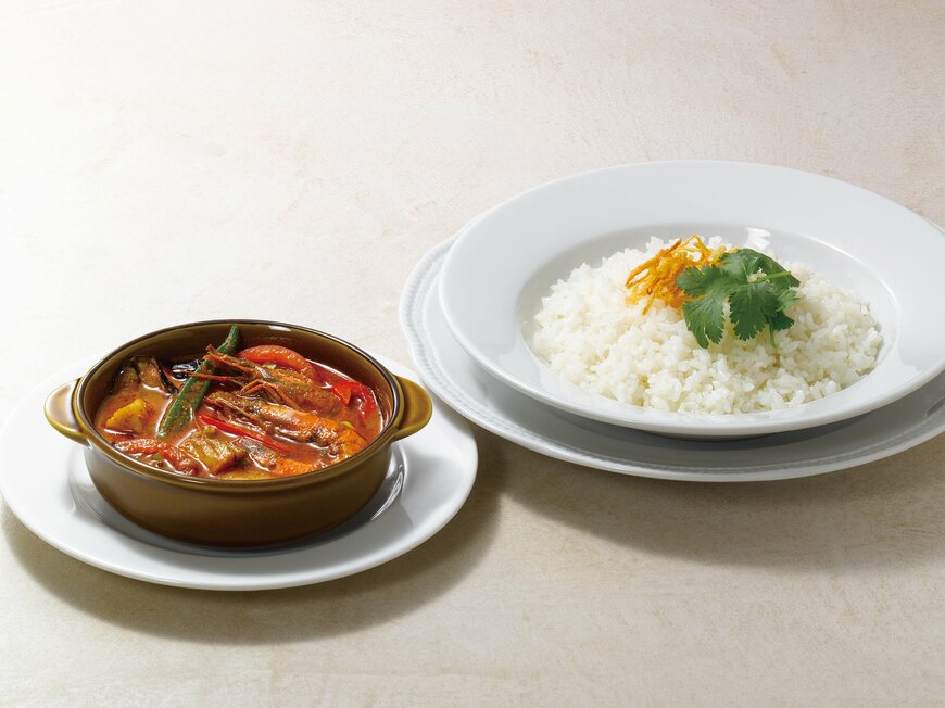 ロイヤルホストの新商品：シンガポール風 港町のシーフードカレー