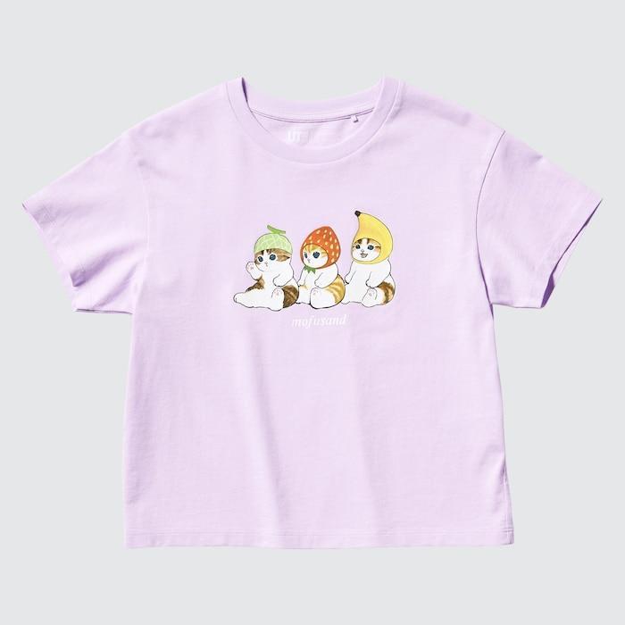 ユニクロ、GIRLS mofusand フルーツパラダイス UT（半袖）　画像