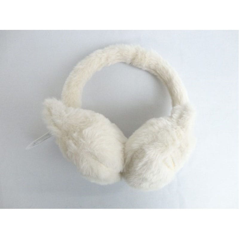 キャン★ドゥ　ネコイヤーマフ　アイボリー