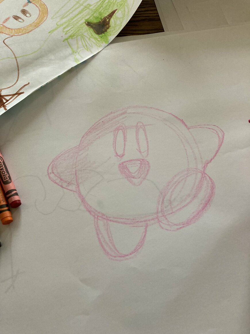 カービィのラフ画