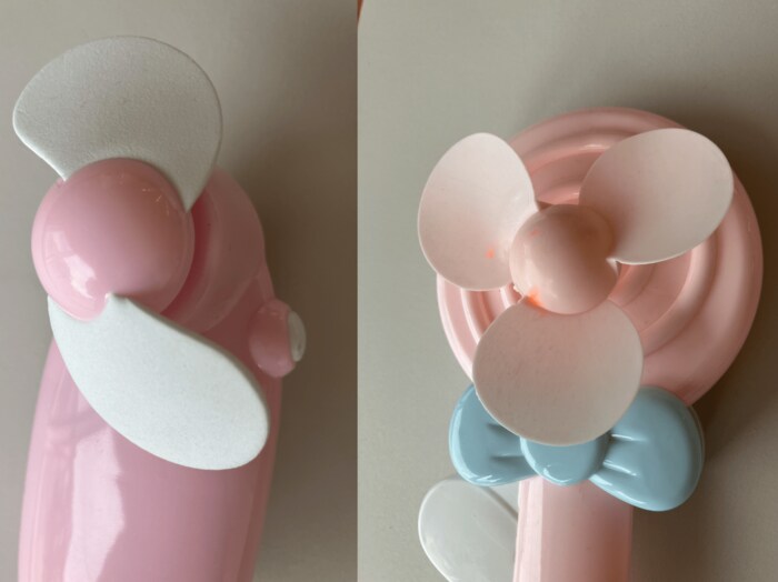 ハンディファンのプロペラ