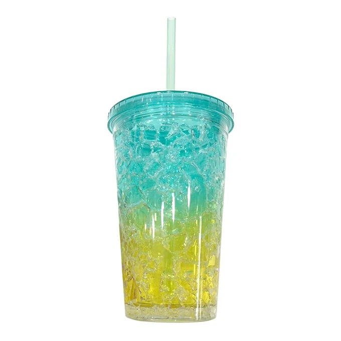 一回り大きめの「ジェルタンブラー 430ml BLxYE 397330（770円）」