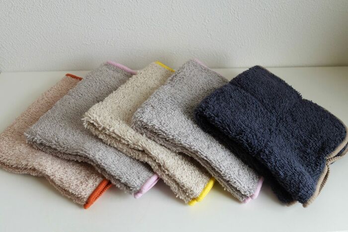 無印良品の残反ミニタオル、筆者撮影の商品画像