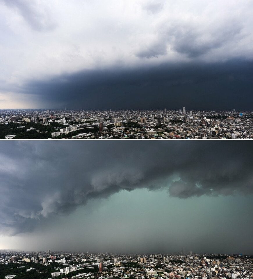 空があっという間に不穏な様子に&hellip;
