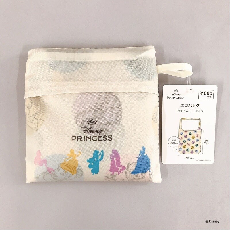 出所：キャンドゥ公式　ディズニープリンセス／エコバッグ