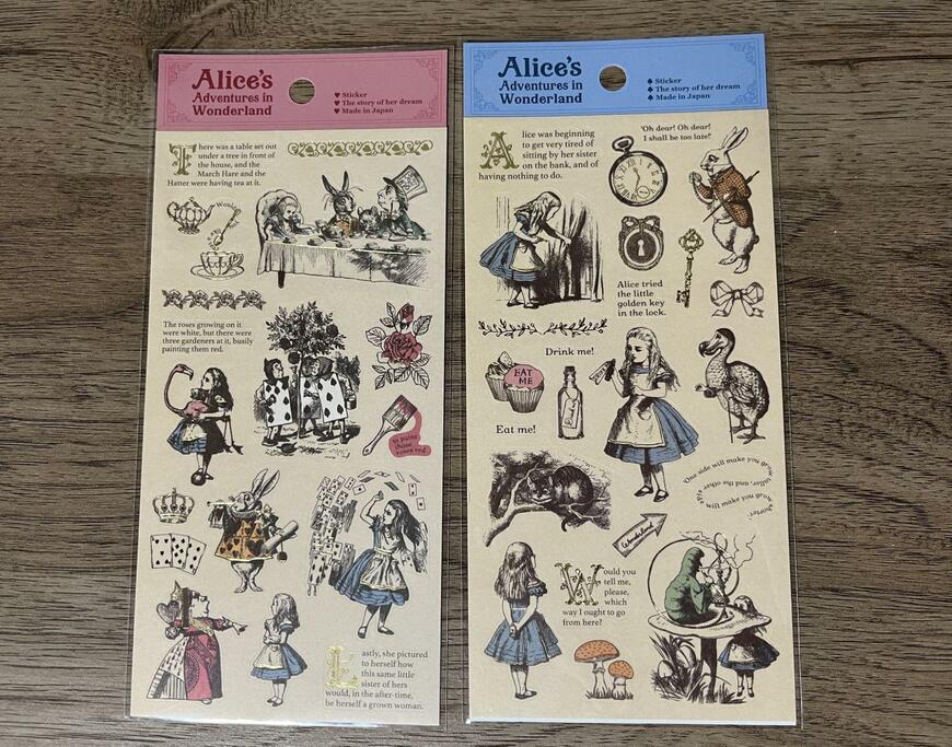 セリア、シール Wonderland画像