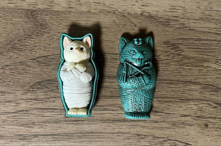 猫がミイラになりました!新作ガチャ「ミイラ・キャット」が最高!〈撮り下ろしレビュー〉 4ページ目 LIMO くらしとお金の経済メディア