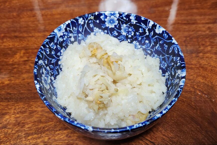 ホタテの炊き込みご飯