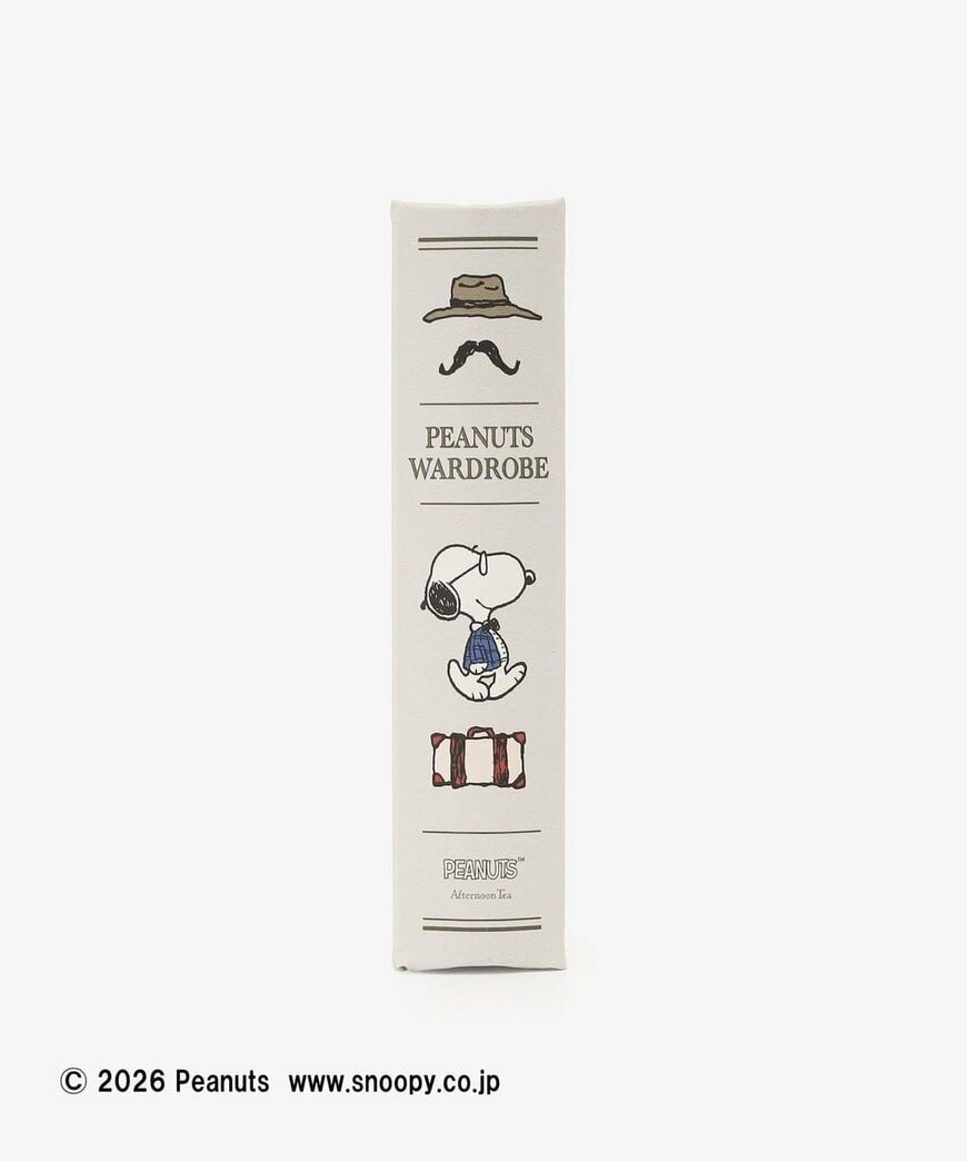 アフタヌーンティー公式通販　ブック型小物入れ/PEANUTS（背）