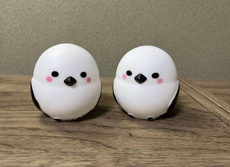 キャンドゥ、ソフトビニール製シマエナガ形状画像