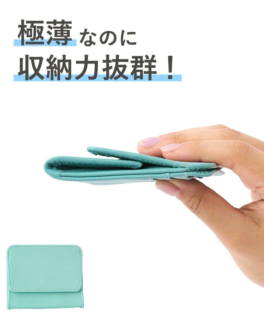 3COINS、極薄ミニウォレットの画像