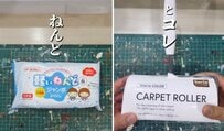 「発想が天才すぎる」ダイソーの粘土で作る本物そっくり！「ロールケーキ型クリーナー」が可愛すぎると話題