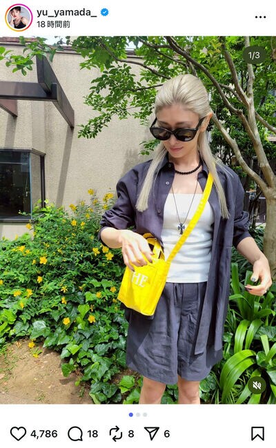 山田優のInstagram投稿