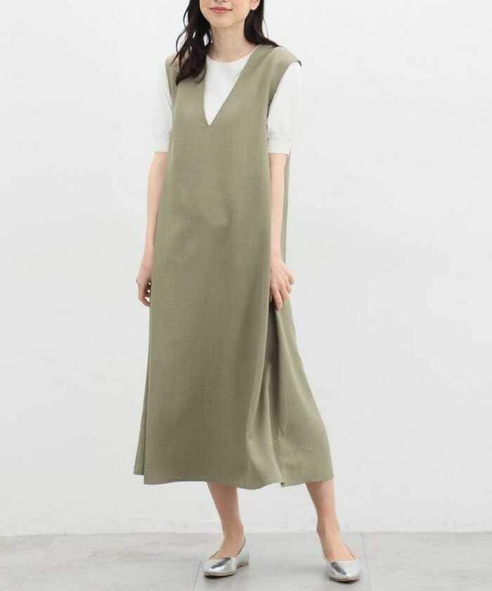 Vネックジャンスカ