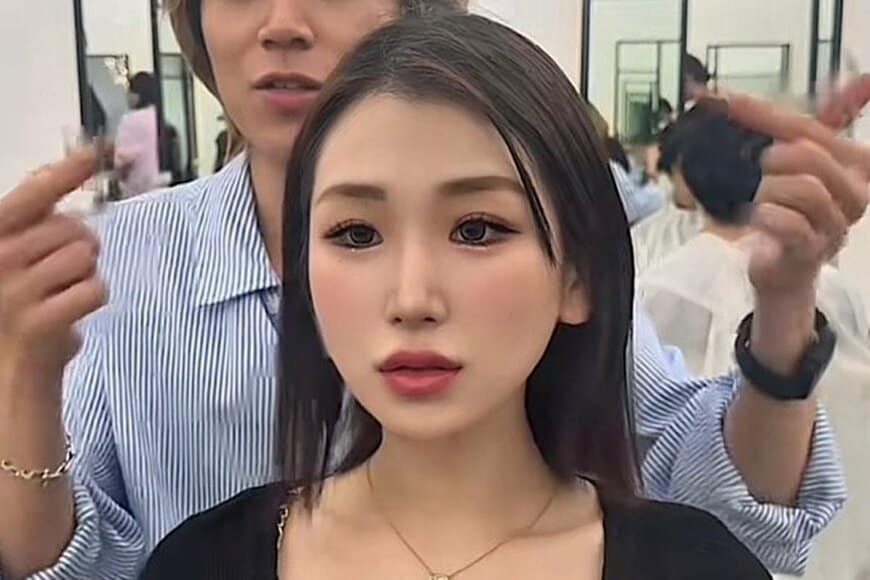 【イメチェン】ボブの女性の雰囲気チェンジ　くびれのあるボブにした結果に「ぎゃーかわいい」