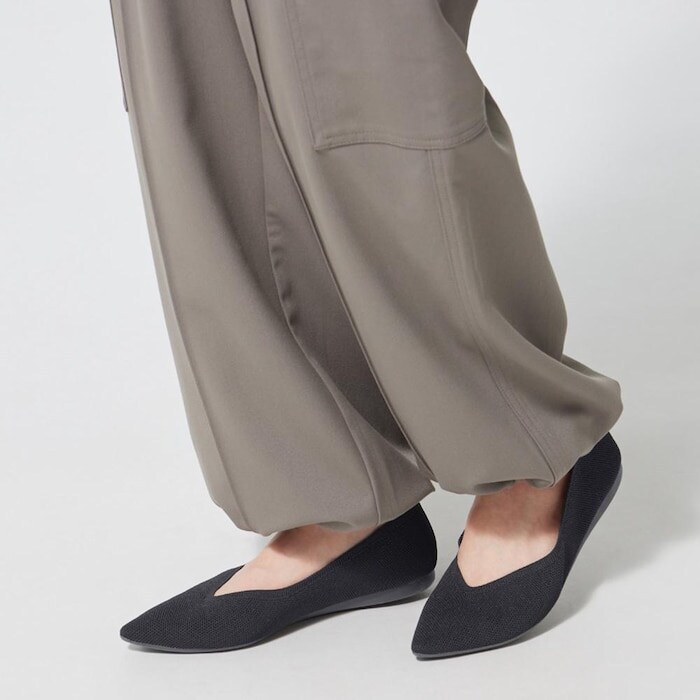 出所：GU公式通販ファッションサイト ウォッシャブルニットフラットシューズ