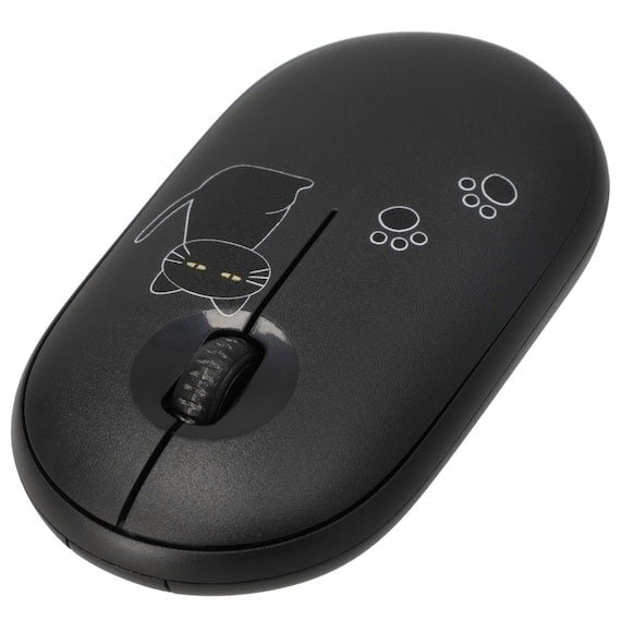 出所：ニトリ公式　ワイヤレスマウス(デコネコDH05 ブラック)