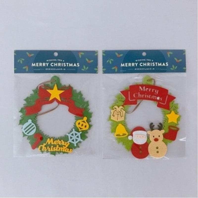 出所：キャンドゥネットショップ 23XMASフェルトリース