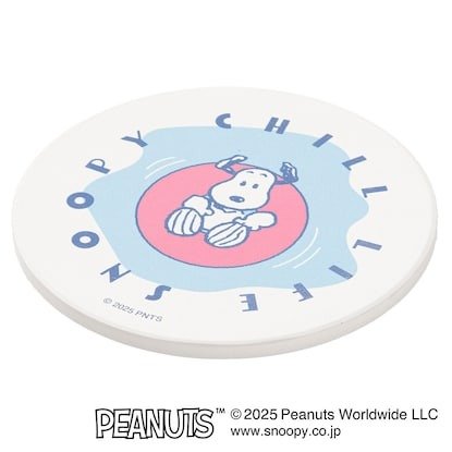 出所：ニトリ公式　【デコホーム商品】吸水コースター（ウキワ チルライフ スヌーピー）