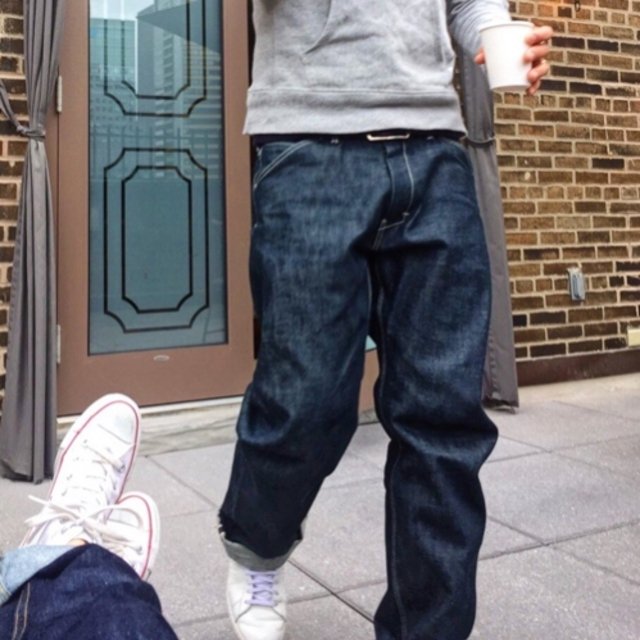 HOSU - 332 DENIM PAINTER PANTS (RAW DENIM) ¥25,920（税込）