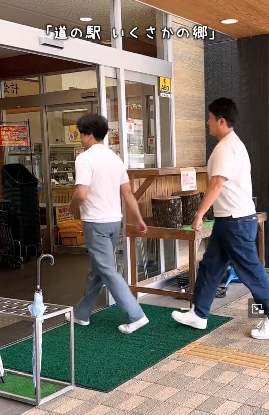 道の駅いくさかの郷へ！