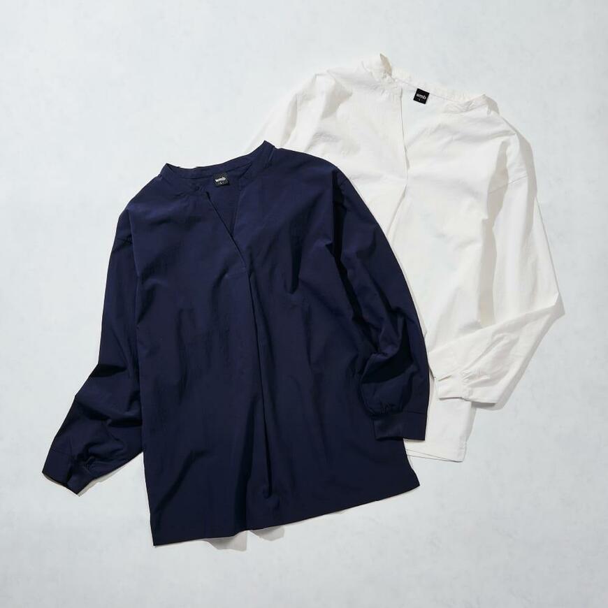 ワークマン、レディースシーンレスブラウス　画像