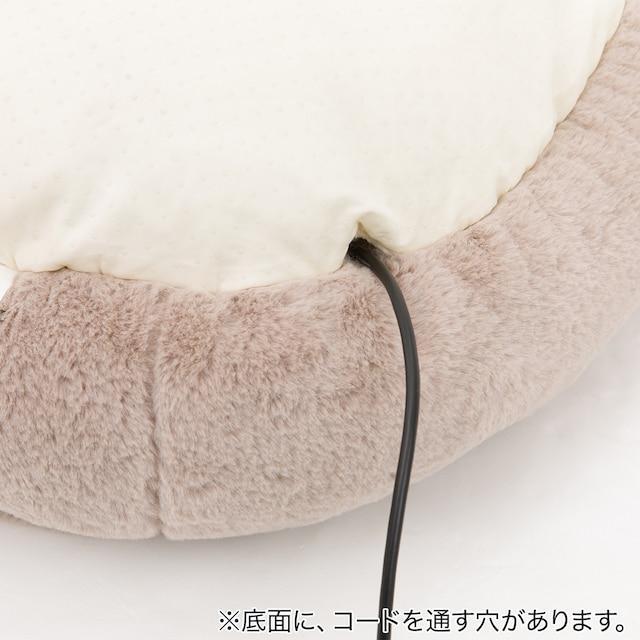 ニトリ、ブランケット付きペットベッド丸型(RB2432 マル)画像