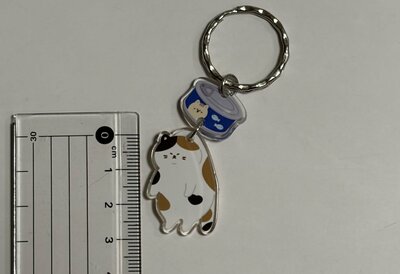 キャンドゥ、9398 揺れるアクリルキーホルダー ねこ商品画像