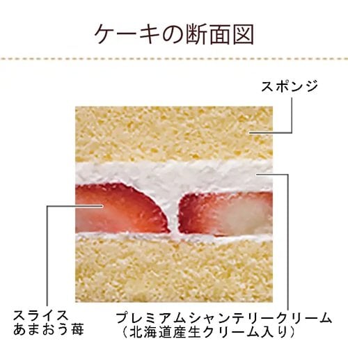クリスマスあまおう苺のショートケーキ（小物）