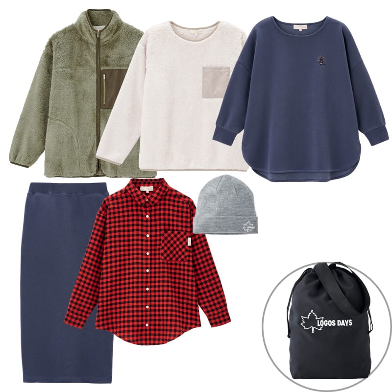 出所：ファッションセンターしまむら レディース LOGOS DAYSハッピーバッグ【7点セット】