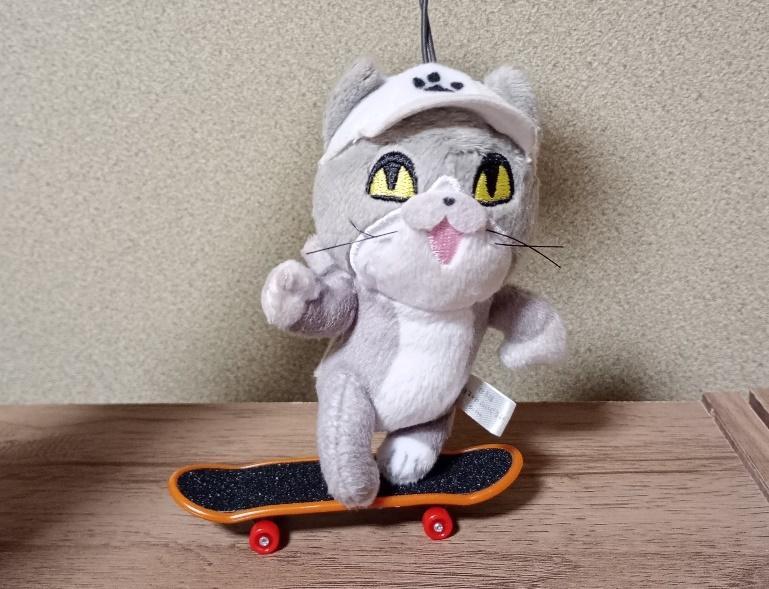 出所：筆者撮影（セリア、スケートボードキーホルダー）