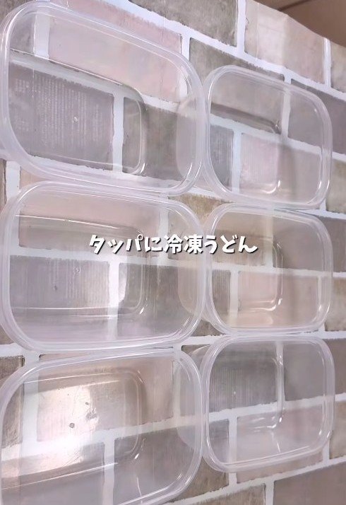 豚肉どーん！35歳料理人が作る【ネギ塩豚うどん弁当】ネギ塩味が麺にからんで美味しそう