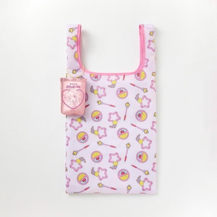 しまむら公式、ポーチ付ショッピングバッグ（クリィミーマミ）画像