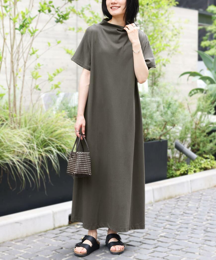 『n'OrLABEL冷感カットソーワンピース』