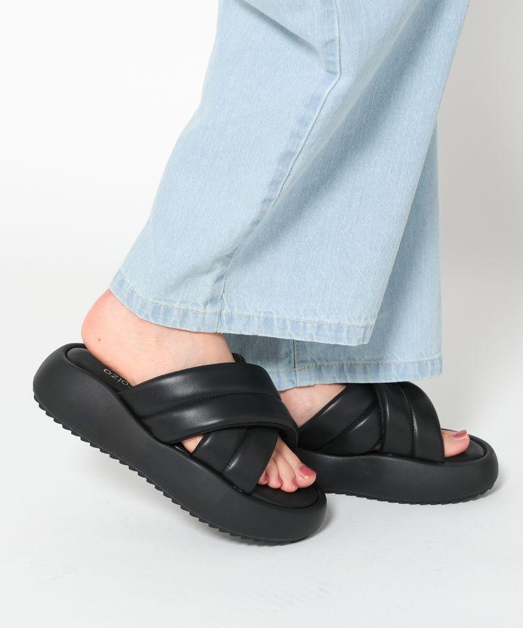 ハニーズ、厚底パデッドサンダル画像