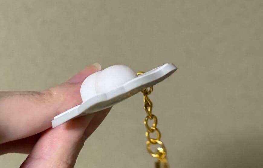 セリア、キーホルダー ぷにぷにおしりの画像