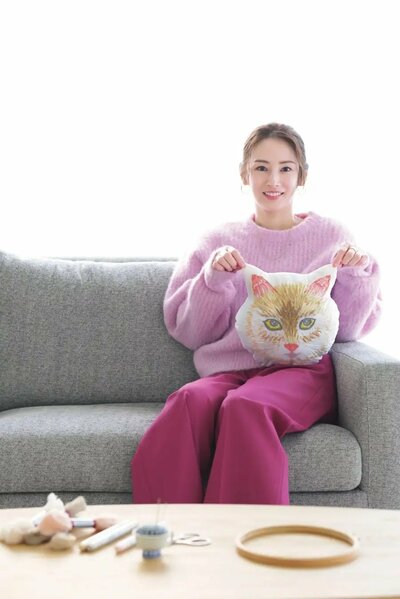 北川景子の手作りネコの抱き枕