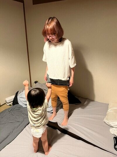 ズボンをはかないなら…ママがはく！？