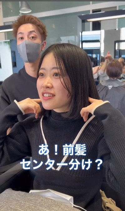 【激変】石川から大阪の美容室を訪れた女性「自衛官になりたくて」ショートカットに挑戦　大変身の仕上がりが素敵