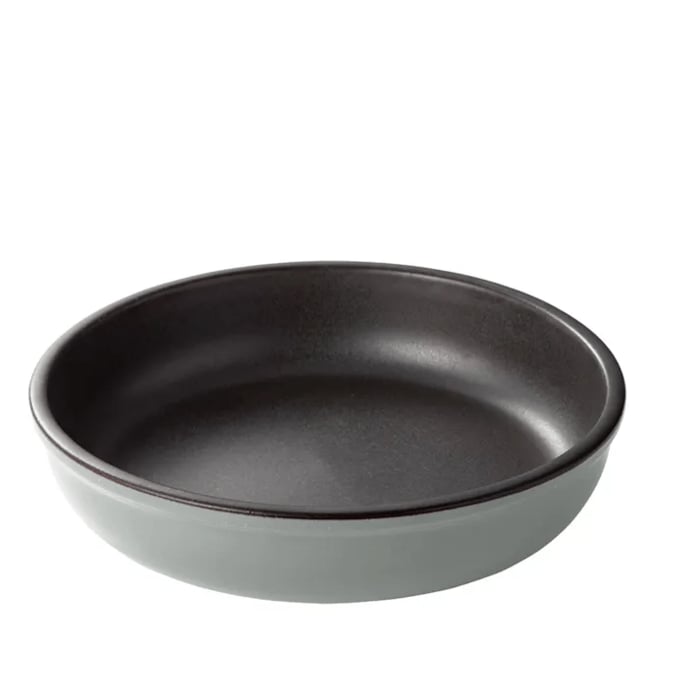 カインズホーム　レンジで楽チン プレート18cmセット グレー