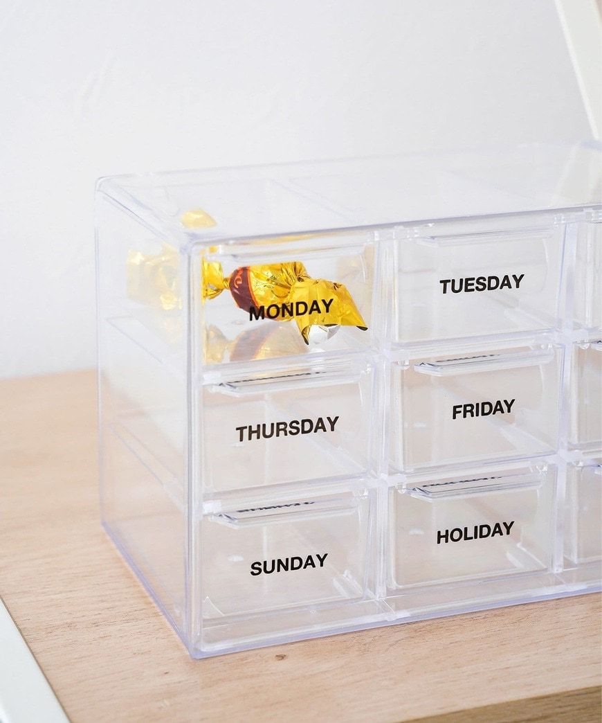 出所：パルグループ公式ファッション通販サイト　ウィークリー小物入れボックス