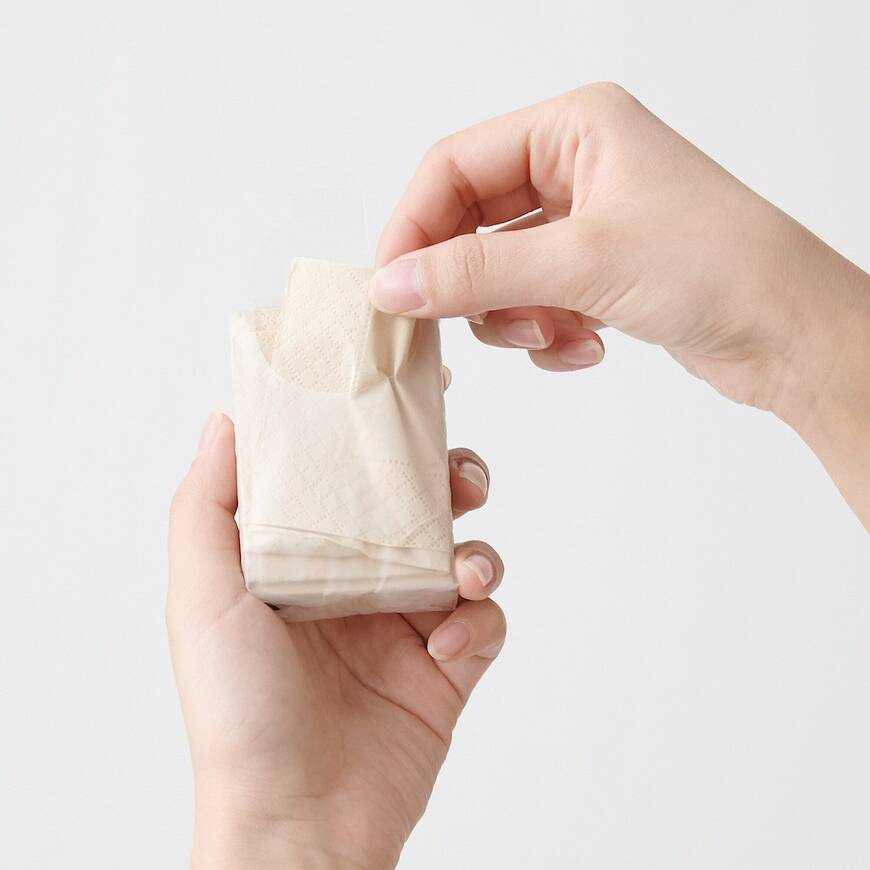 出所：無印良品ネットストア 竹100％携帯用ペーパーナプキン