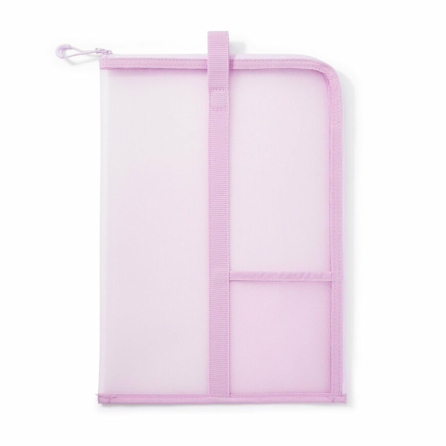 出所：無印良品公式　ナイロンメッシュ　縦型書類ケース・仕切り付