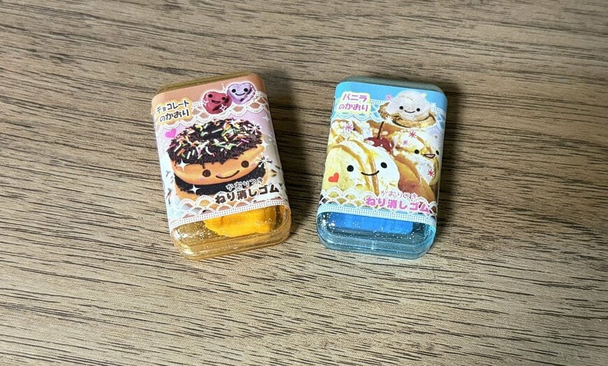 筆者撮影（セリア、ねり消しゴム スイーツ柄）